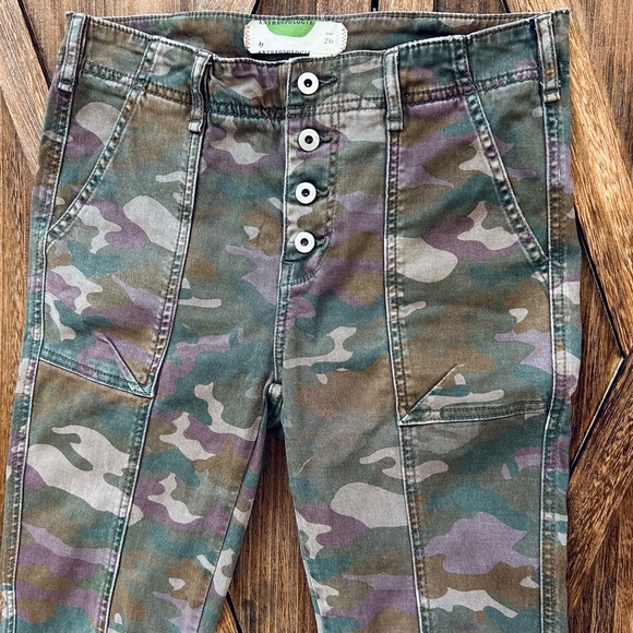 Anthropologie sz 26 Camouflage Cargo Skinny Pants - Picture 3 of 8